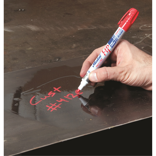 Marqueur pour surfaces huileuses Paint-Riter +, Liquide, Rouge Fastek