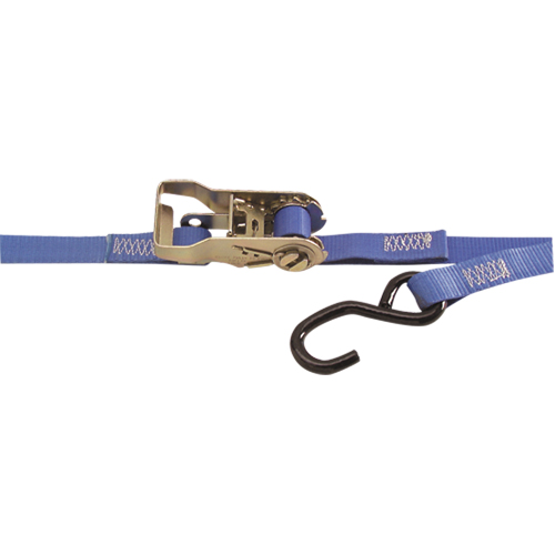 Heavy-Duty Utility Straps, S-Hook, 1" W x 15' L, 500 lbs. (230 kg) Working Load Limit Fastek