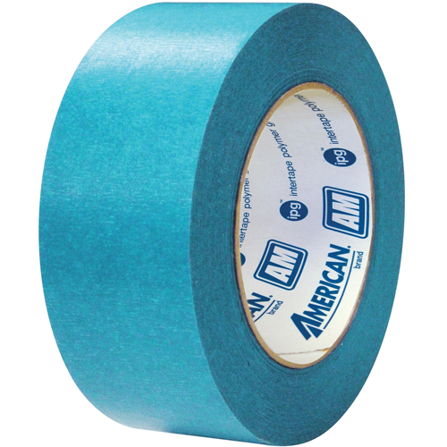 American&reg; Aqua Mask Medium Grade Masking Tape, 18 mm (3/4") x 55 m (180'), Blue Fastek
