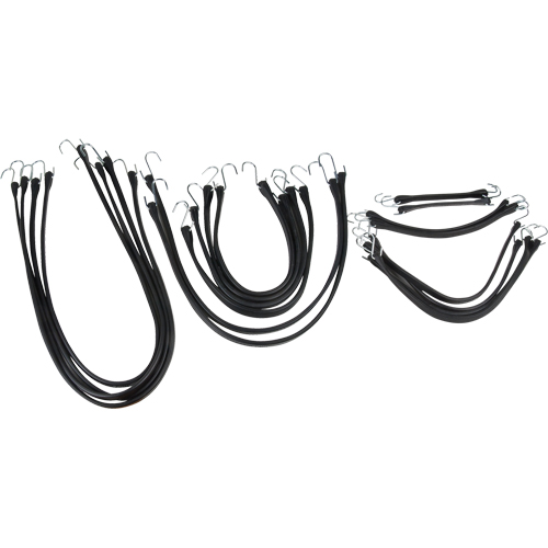 Rubber Tie Down Set, 9" Fastek