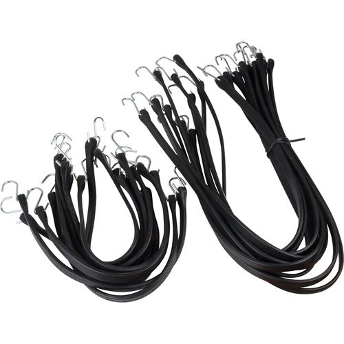 Rubber Tie Down Set, 21" Fastek