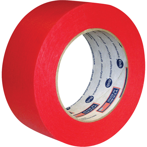 Utility Grade Coloured Masking Tape, 18 mm (3/4") x 55 m (180'), Red Fastek