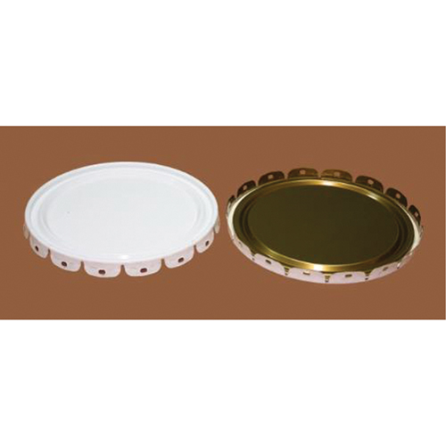 Seau avec couvercle, M&eacute;tal, 20 L Fastek