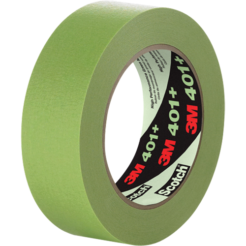 401+ High Performance Masking Tape, 6 mm (1/4") x 55 m (180'), Green Fastek