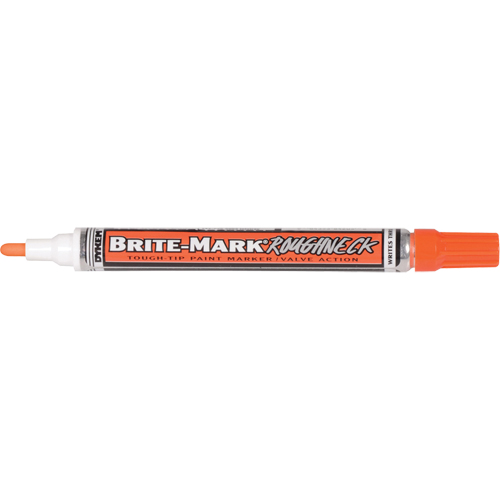 Brite-Mark&reg; RoughNeck Marker, Liquid, Orange Fastek