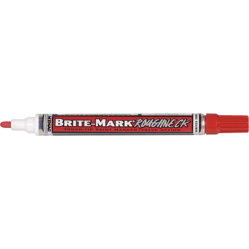 Brite-Mark&reg; RoughNeck Marker, Liquid, Red Fastek