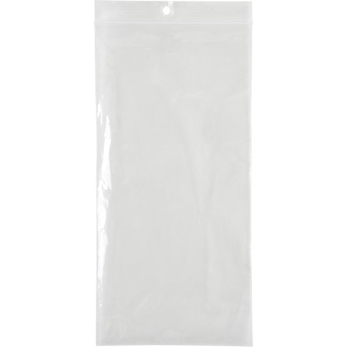 Poly Bags, Reclosable, 8" x 4", 2 mils Fastek