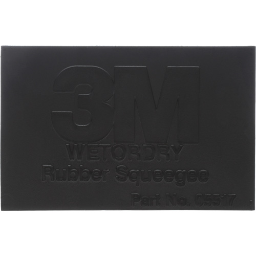 Wetordry Rubber Squeegee, 4-1/4" L x 2-3/4" W Fastek