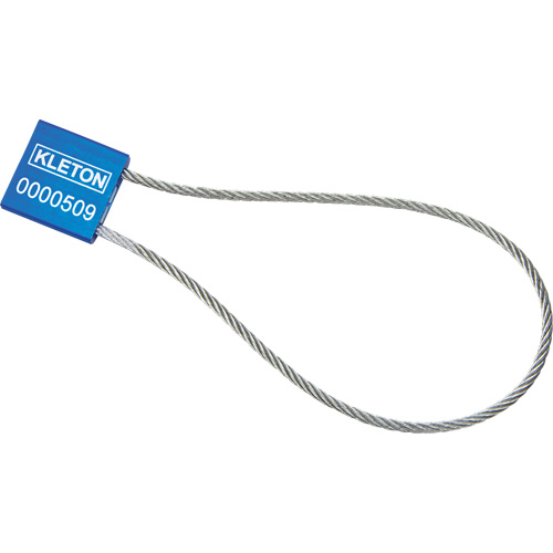 High Security Security Seal, 12", Metal, Cable Seal Fastek