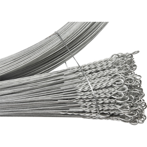 Baling Wire, Galvanized, 13-1/2' L, 13 ga. Fastek