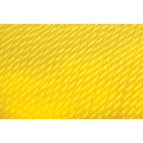 1/4" Braided Yellow Rope, Polypropylene, 1300' Fastek