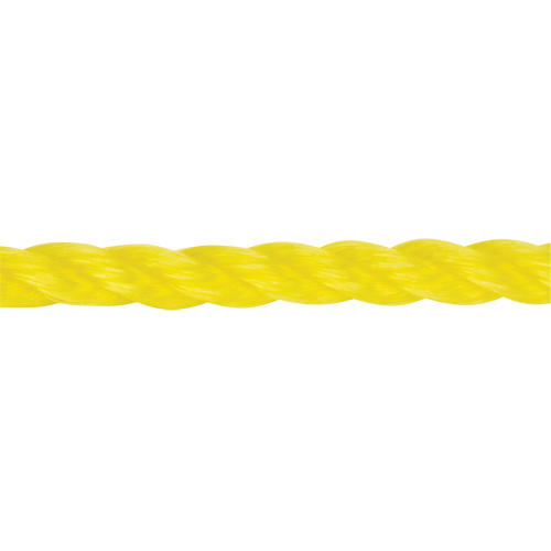 3/8" Braided Yellow Rope, Polypropylene, 630' Fastek