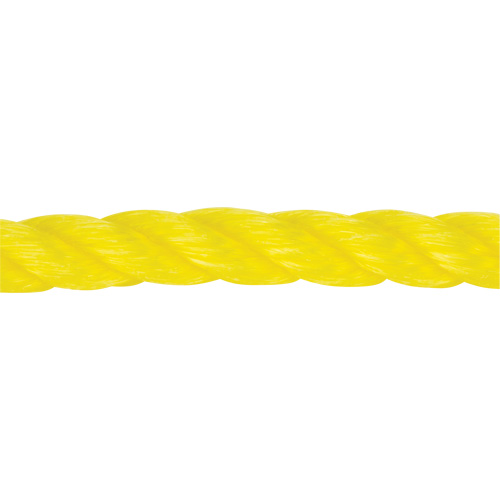 1/2" Braided Yellow Rope, Polypropylene, 335' Fastek