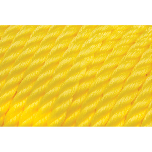 1/2" Braided Yellow Rope, Polypropylene, 335' Fastek