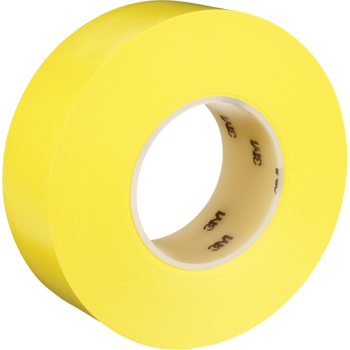 Ruban de marquage de planchers durable 971, 2" x 108', Vinyle, Jaune Fastek