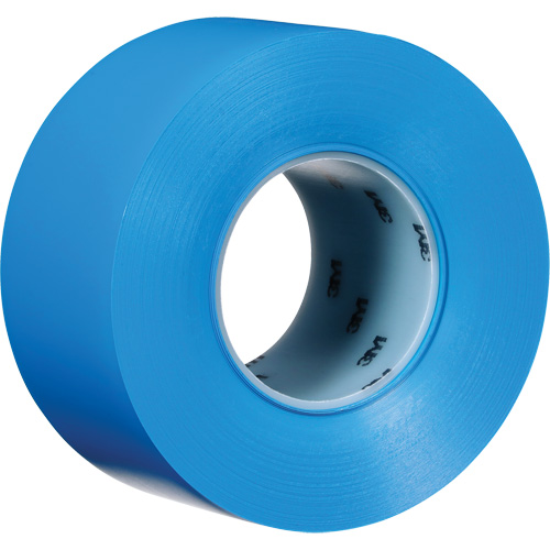 Ruban de marquage de planchers durable 971, 3" x 108', Vinyle, Bleu Fastek