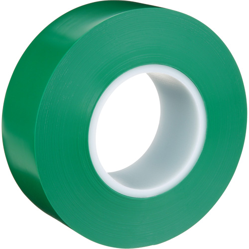 Durable Floor Marking Tape 971, 2" x 108', Vinyl, Green Fastek