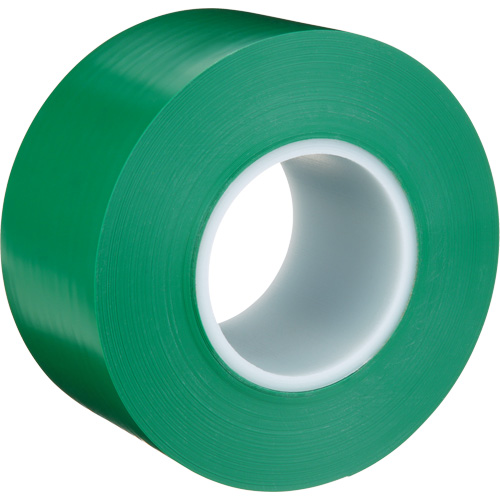 Durable Floor Marking Tape 971, 3" x 108', Vinyl, Green Fastek