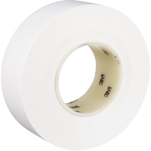 Ruban de marquage de planchers durable 971, 3" x 108', Vinyle, Blanc Fastek