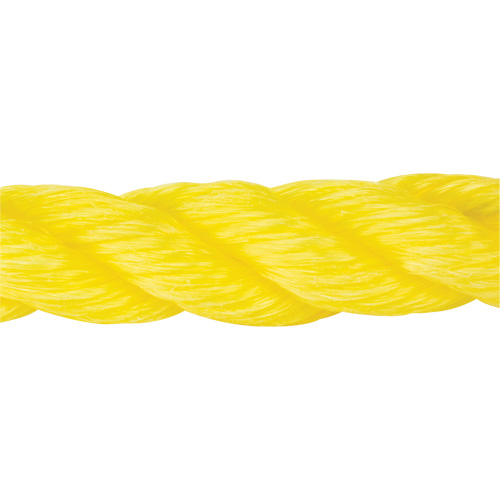 Braided Yellow Rope, Polypropylene, 300' Fastek