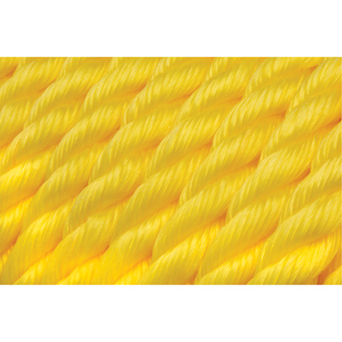 Braided Yellow Rope, Polypropylene, 300' Fastek