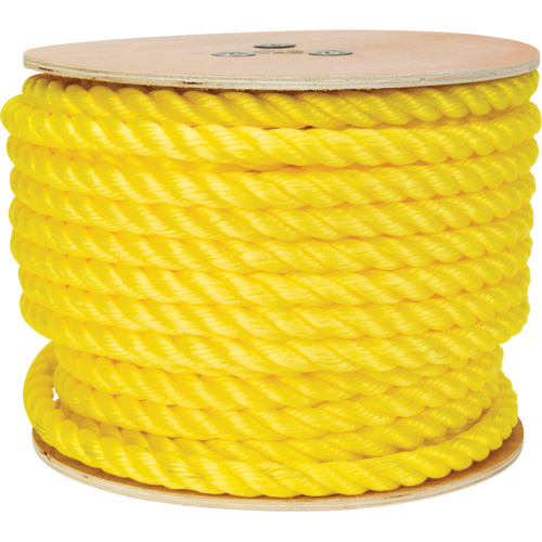Braided Yellow Rope, Polypropylene, 144' Fastek