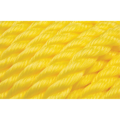 Braided Yellow Rope, Polypropylene, 144' Fastek