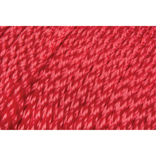 Braided Red Rope, Polypropylene, 500' Fastek