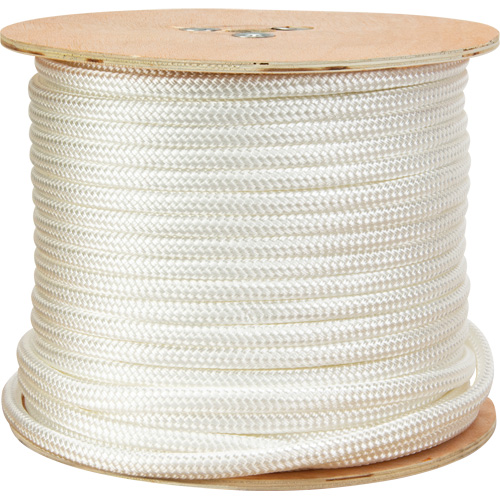 Braided White Rope, Nylon, 250' Fastek