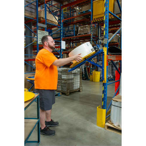 Strapping Dispenser, Polyester/Steel/Polypropylene Straps, 16"/8" Core Dia., 3"/8"/6" Roll Width Fastek