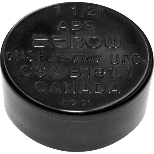 Socket Cap, 1-1/2", Hub, Plastic Fastek