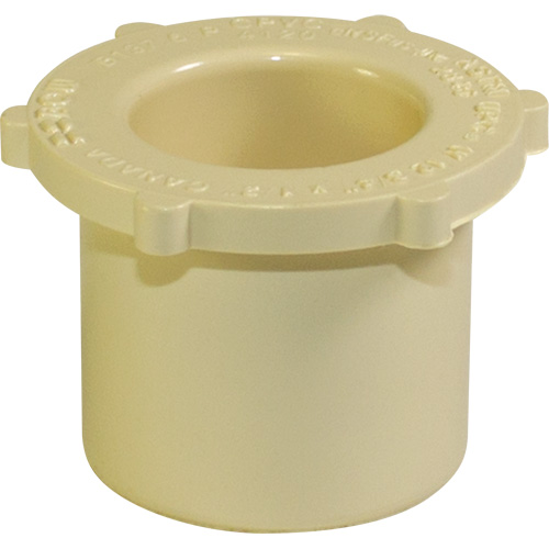 Flowguard Gold&reg; Pipe Bushing, 3/4" x 1/2", Spigot x Hub, CPVC Fastek