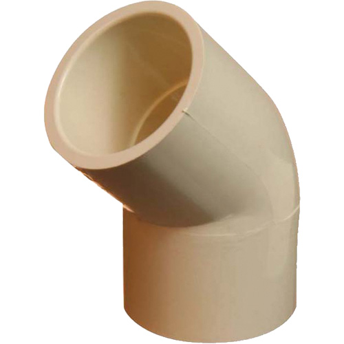 Flowguard Gold&reg; 45° Elbow Fitting, Standard, CPVC, 1/2" Fastek