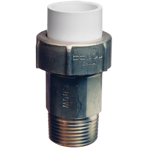 Pipe Union, 3/4", Brass/CPVC Fastek