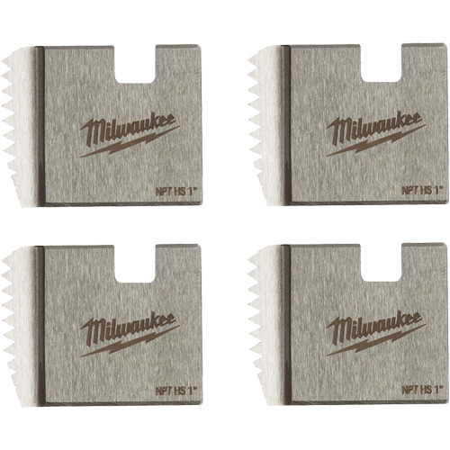 Matrices de tuyauterie portables NPT, Pour tuyau de 1", Alliage/Acier rapide Fastek