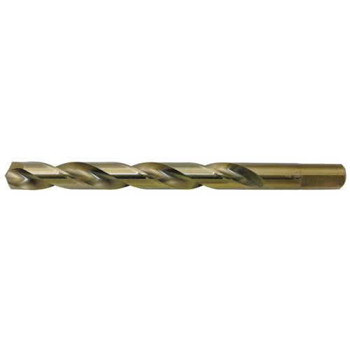 JET-KUT&reg; Gold Super Premium M2 Jobber Drill Bit, High Speed Steel, 25/64", 135° Point Angle Fastek