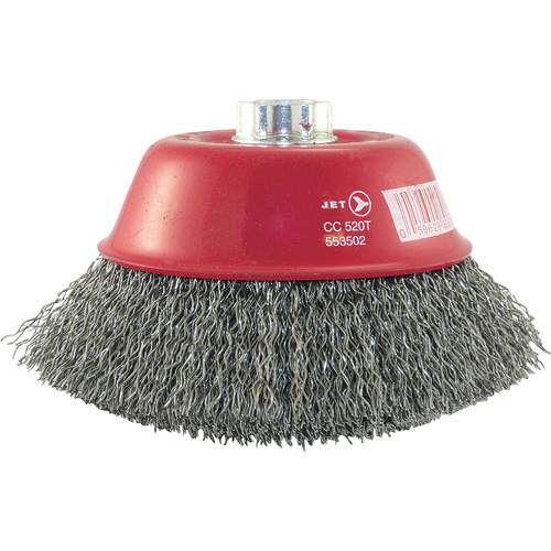 Brosse-boisseau &agrave; fils cr&ecirc;p&eacute;s en acier Fastek