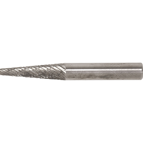 Solid Carbide Burr, SM-1, 1/4" Dia., 1/4" Shank, 1/2" Depth of Cut Fastek