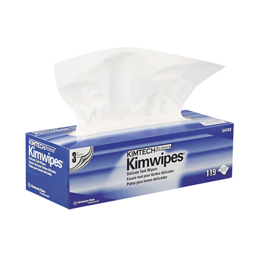 Kimtech Science Kimwipes Delicate Task Wipes, Specialty, 12" L x 12" W Fastek