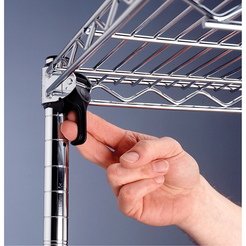 &eacute;tag&egrave;res super ajustables Super Erecta, Ensemble de Ajout, 5 Tablettes, 36" la x 86-5/8" h x 24" p Fastek