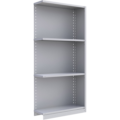 Interlok Shelving Unit, Steel, Boltless, 800 lbs. Capacity, 36" W x 76" H x 24" D Fastek