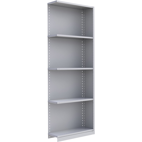 Interlok Shelving Unit, Steel, Boltless, 800 lbs. Capacity, 36" W x 100" H x 24" D Fastek