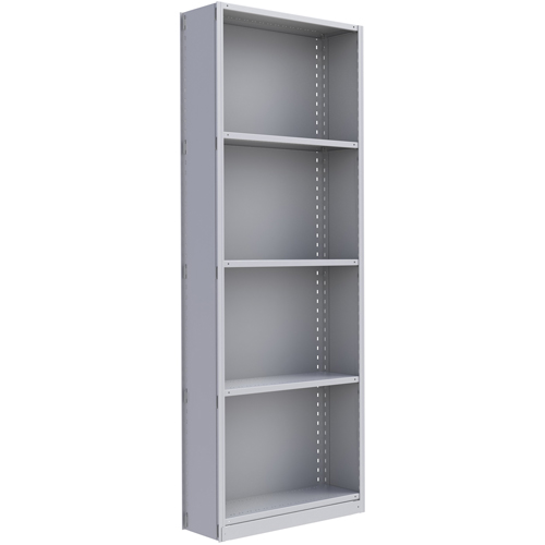 Interlok Shelving Unit, Steel, Boltless, 800 lbs. Capacity, 36" W x 100" H x 24" D Fastek