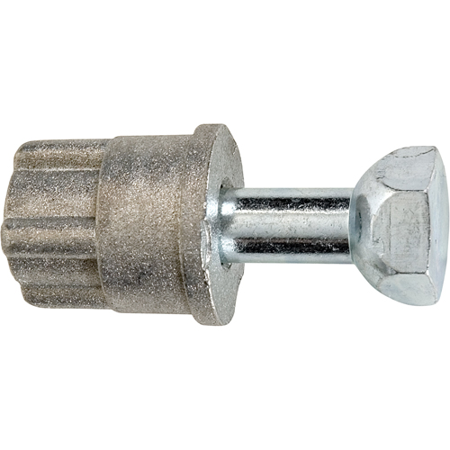 Pieds de nivellement pour &eacute;tag&egrave;re en treillis chromat&eacute; Fastek