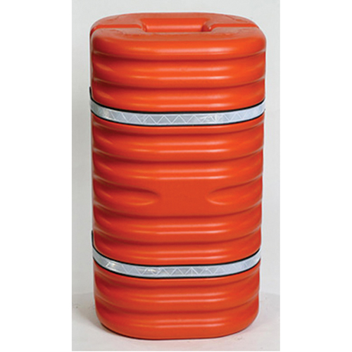 Column Protector, 6" Inside Opening, 24" L x 24" W x 42" H, Orange Fastek