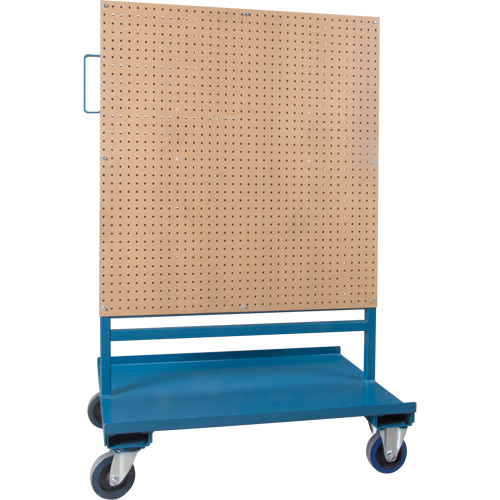 Bin/Pegboard Combo Rack, Double-sided, 38" W x 24-1/2" D x 55" H Fastek