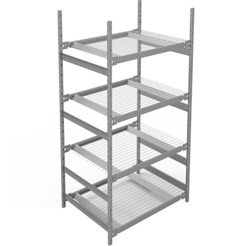 Wide Span Storage Shelving, Boltless, 1340 lbs. Capacity, 42" W x 84" H x 32" D Fastek