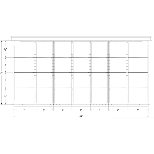 Cabinet d'entreposage &agrave; tiroirs int&eacute;gr&eacute; Interlok Fastek
