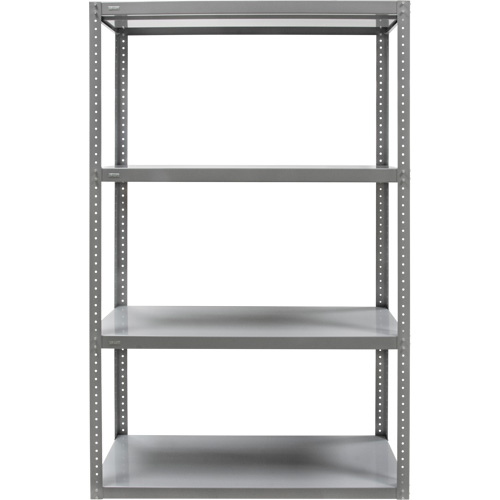 Heavy-Duty Shelving, Steel, Bolted, 3000 lbs. Capacity, 36" W x 72" H x 18" D Fastek