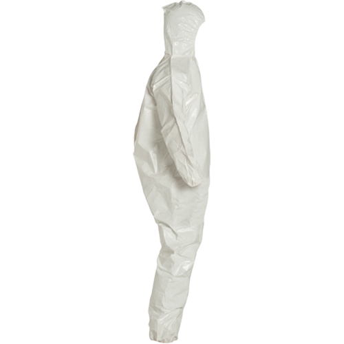 Tychem&reg; 4000 Coveralls, Large, White Fastek